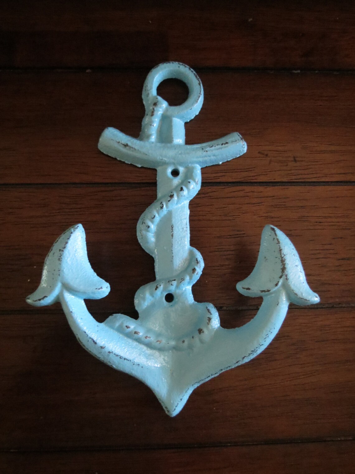Cast Iron Nautical Anchor / Wall Hook / Metal Hanger / Etsy