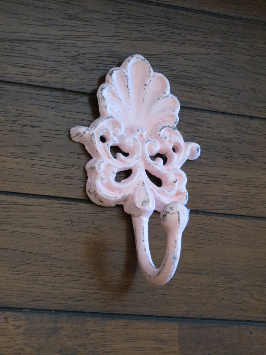 Shabby Chic Wall Hook/ Cast Iron Hook /Metal Wall Hook Etsy