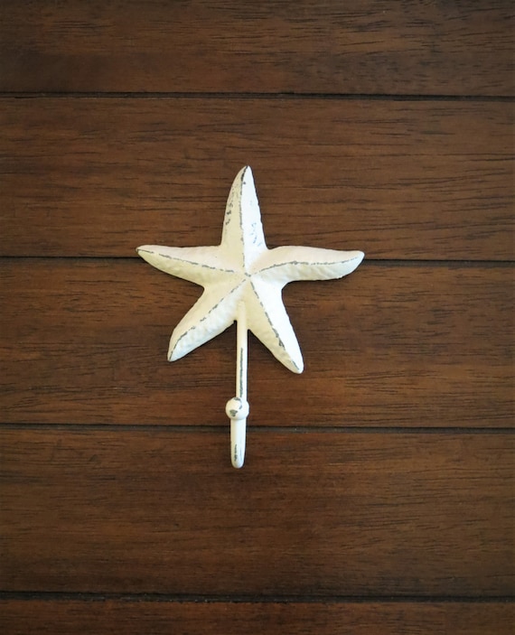 Cast Iron Metal Wall Mount Starfish Hook Holder Cast Iron Metal Wall Mount Starfish Hook Holder
