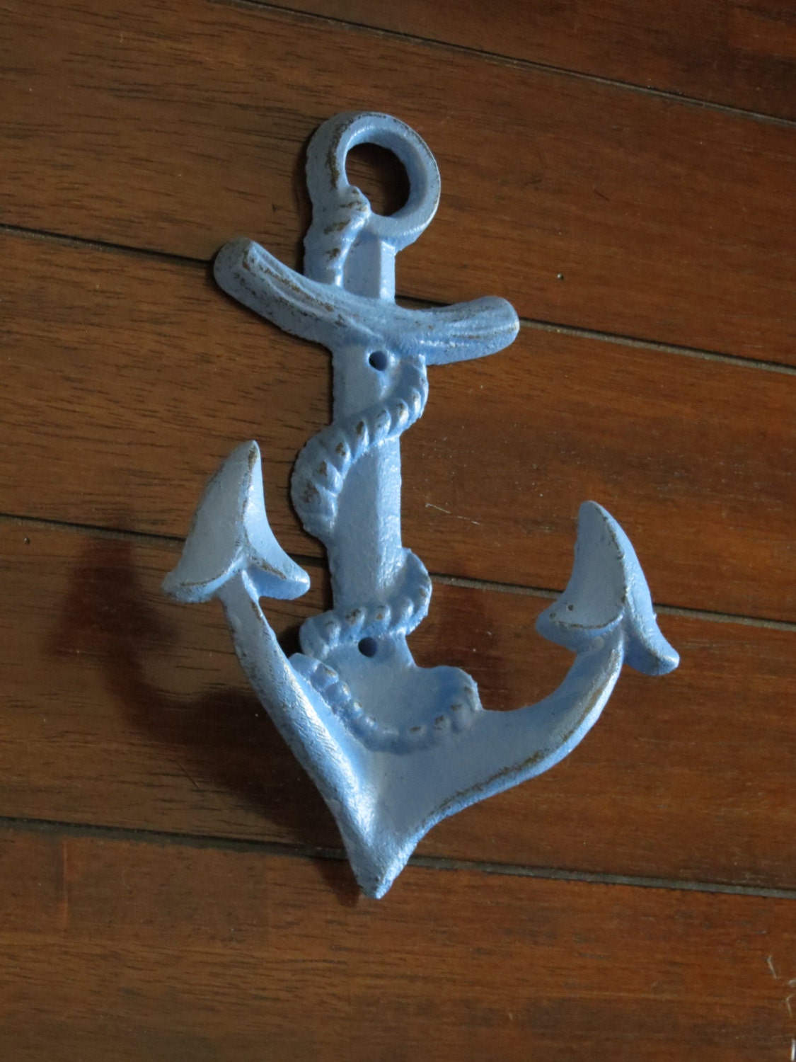 Cast Iron Nautical Anchor Wall Hook Decor/Metal Wall Hook/ Etsy