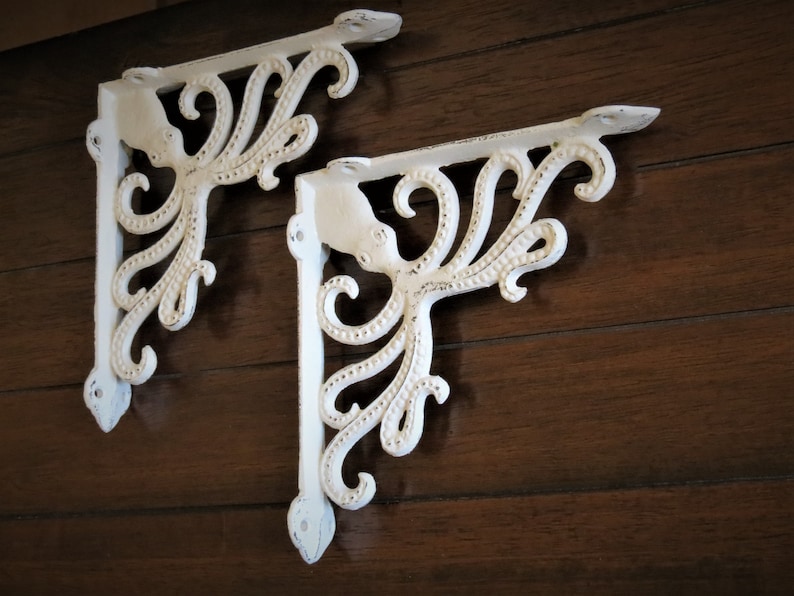 Shelf Brackets / Nautical Decor / Antique White or Pick Color Etsy UK