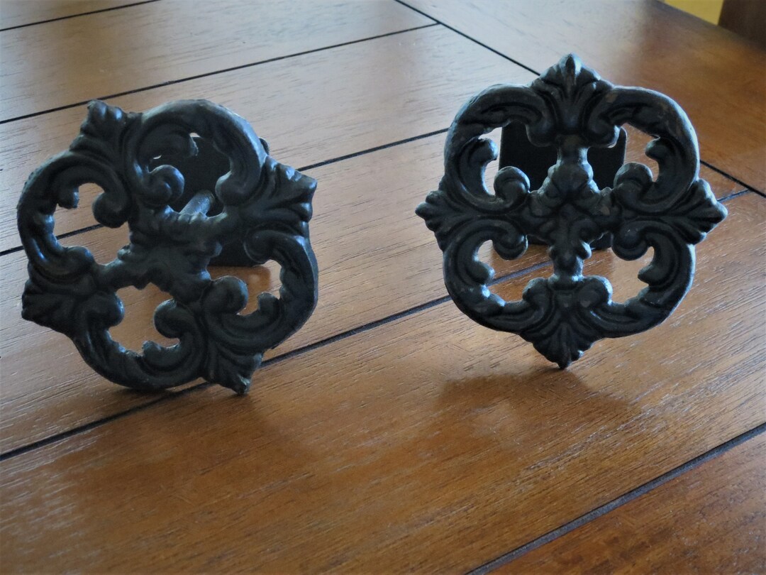 Decorative Cast Iron Curtain Tie Backs / Drapery Tiebacks / Etsy