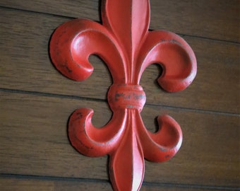 LL Home Cross Fleur De Lis with Roses Home Decor Marco International 13597 LL Home Cross Fleur De Lis with Roses Home Decor Marco International 13597