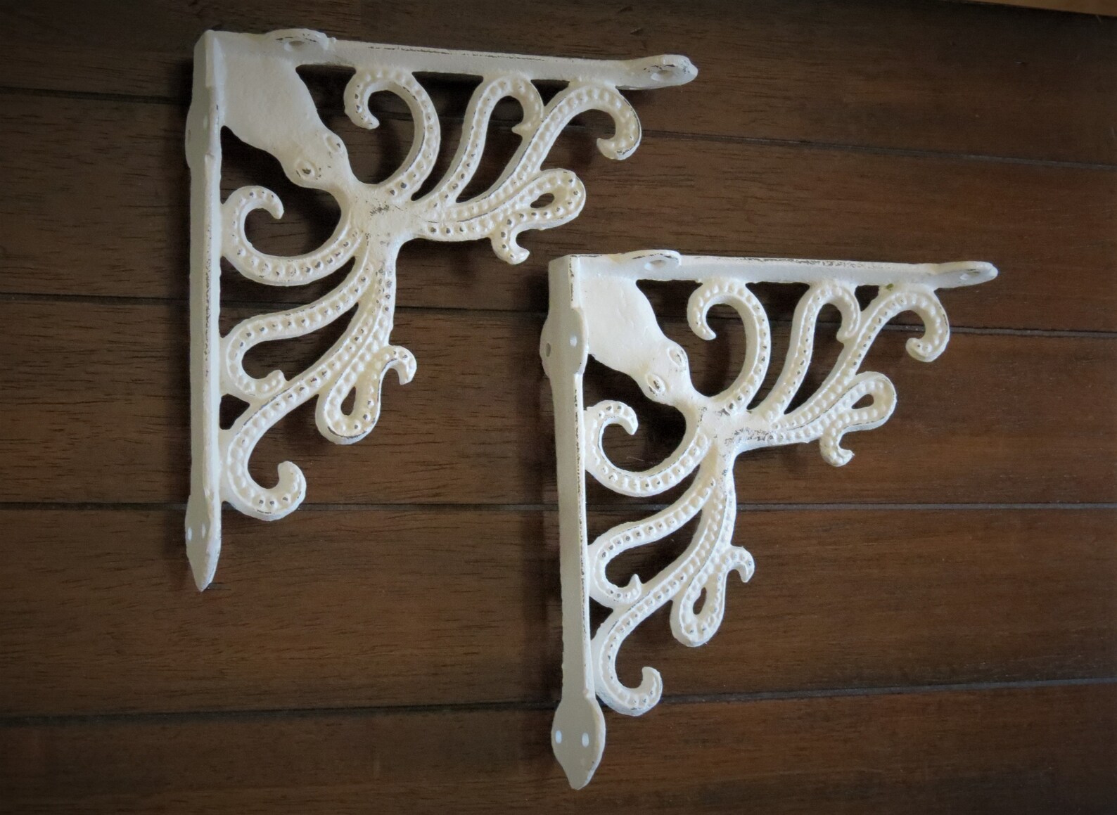 Shelf Brackets / Nautical Decor / Antique White or Pick Color Etsy