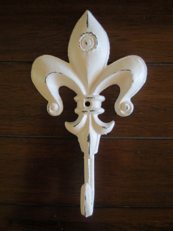Fleur de lis towel hook new arrivals