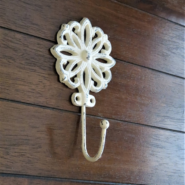 Flower Wall Hook Etsy
