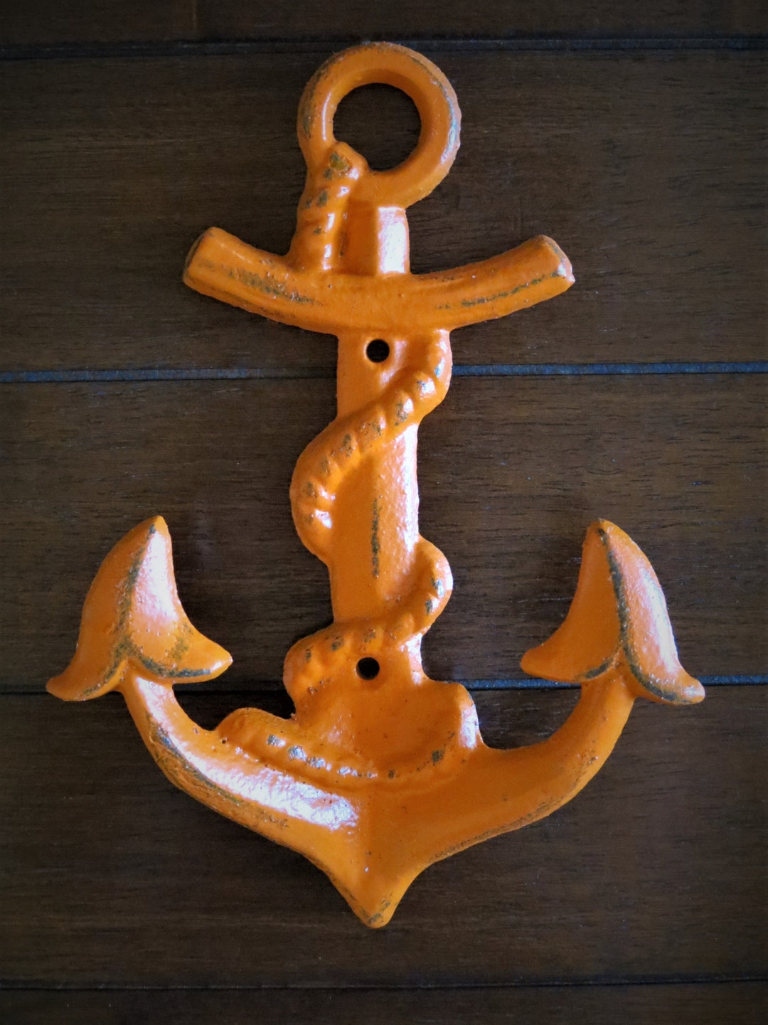 Ship Anchor Hook / Nautical Home Decor / Kids Wall Hook / Bath Etsy