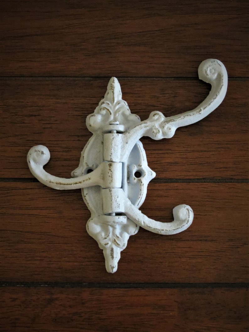 Cast Iron Wall Hook / Ornate Hanger / Nursery Hook / Necklace Etsy