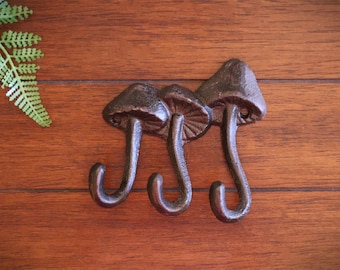 Gancho de pared de setas / Percha de metal de hierro fundido / Bronce o más de 50 colores / Para colgar toallas, llaves, abrigos, bolsos, joyas, bolsos / Gancho caprichoso