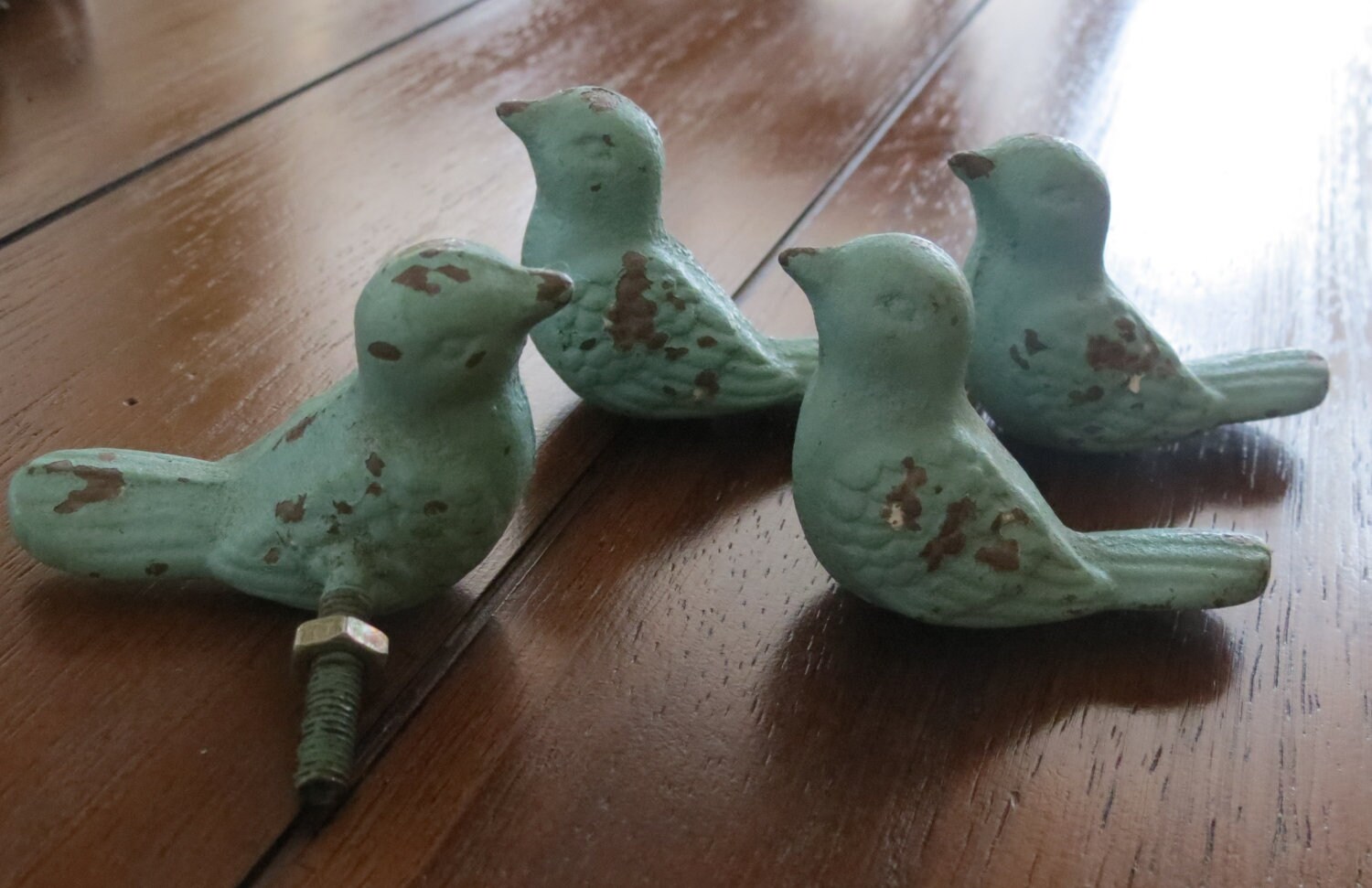 Bird Knobs/ Bird Drawer Knobs / Drawer Pulls/ Shabby Chic/ Etsy