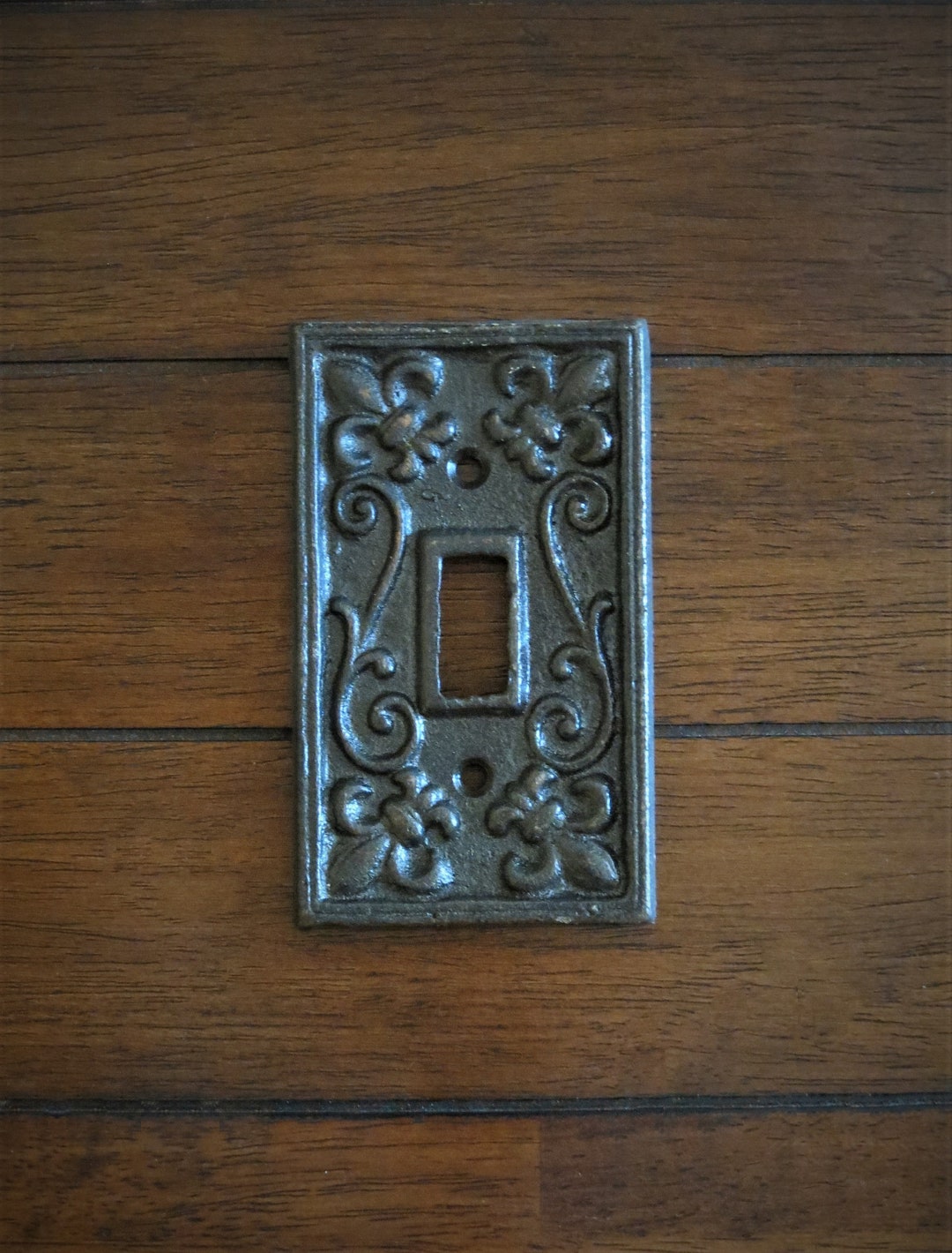 Oil Rubbed Bronze Light Switch Cover / or Pick Color / Cast Iron