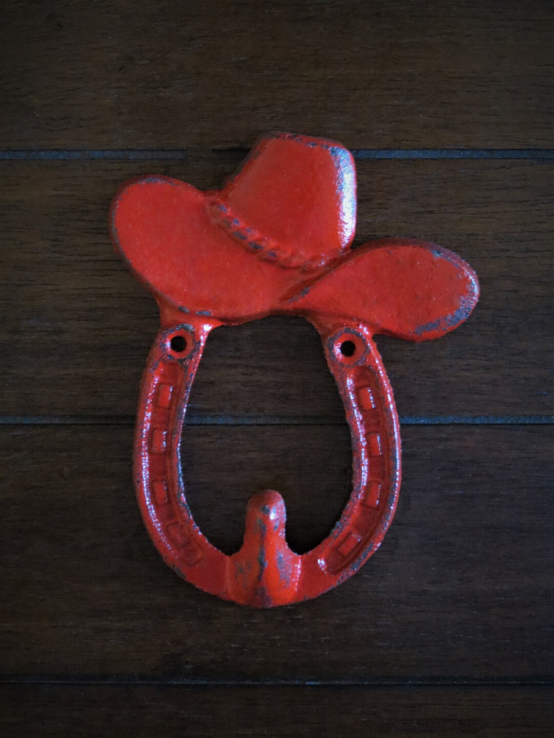 Cast Iron Wall Hook / Cowboy Hat Hook / Western Decor/ Apple Etsy