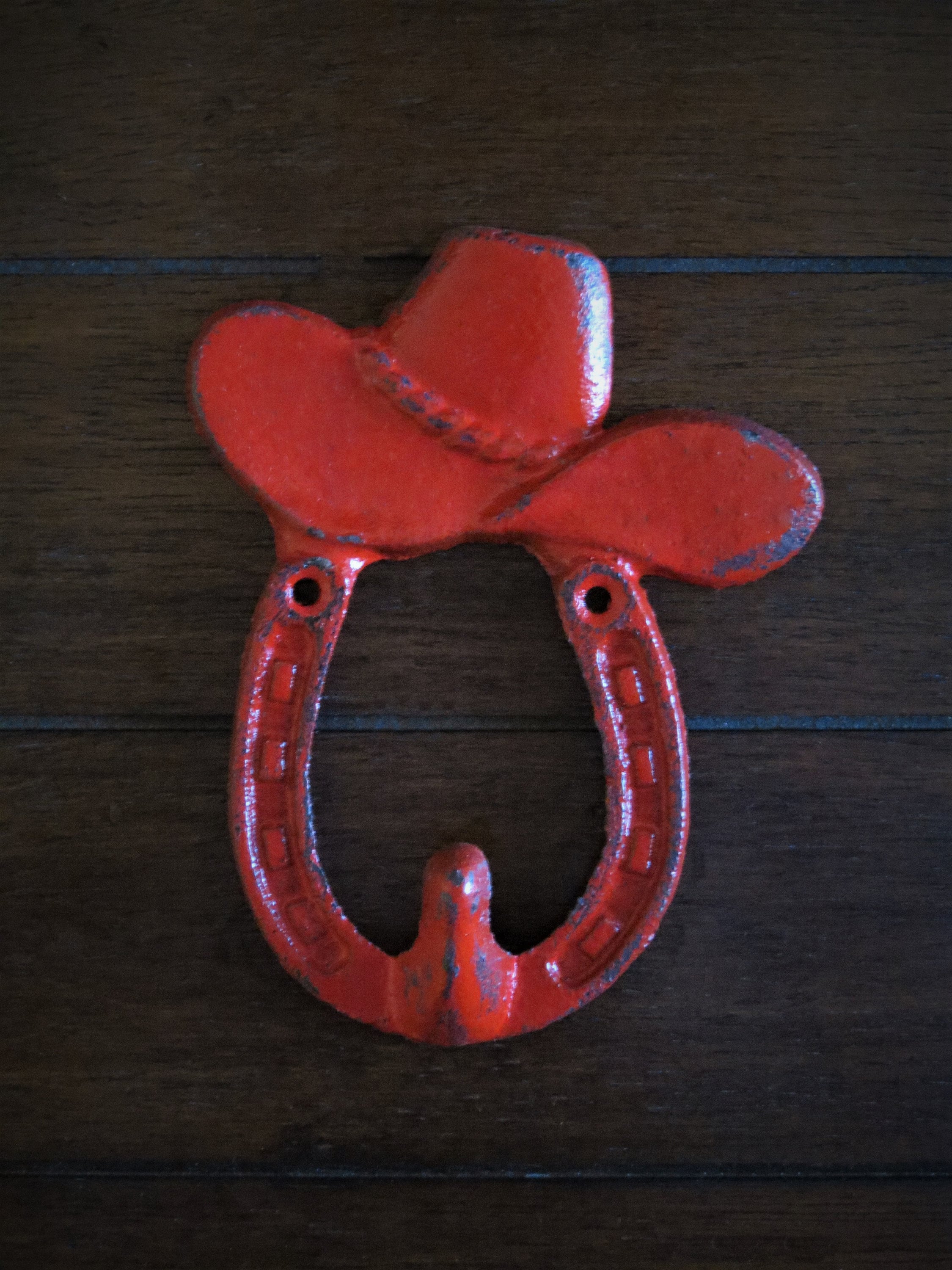 Cast Iron Wall Hook / Cowboy Hat Hook / Western Decor/ Apple Etsy
