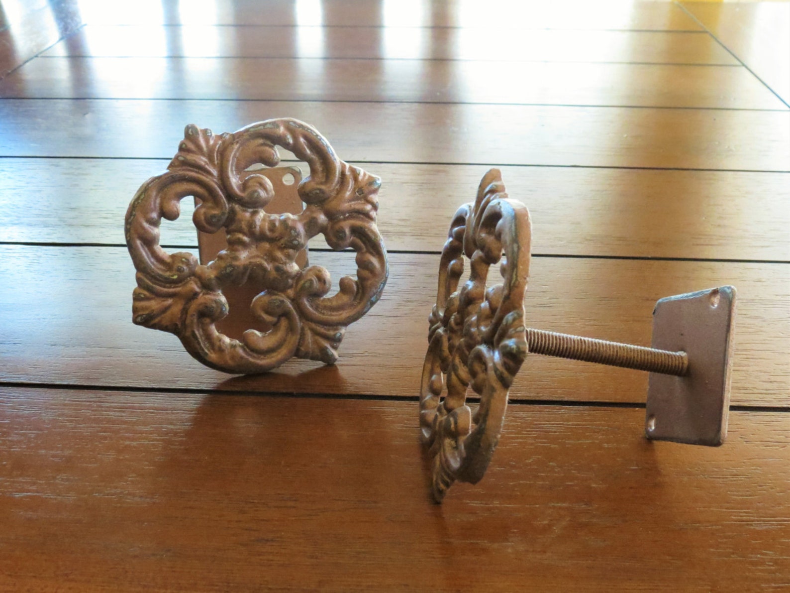 Curtain Tiebacks / Cast Iron Curtain Tie Backs / Drapery Tie Etsy