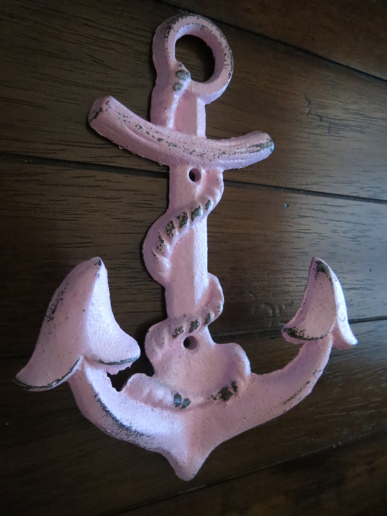 Cast Iron Nautical Anchor / Wall Hook / Bathroom Towel Hook / Etsy