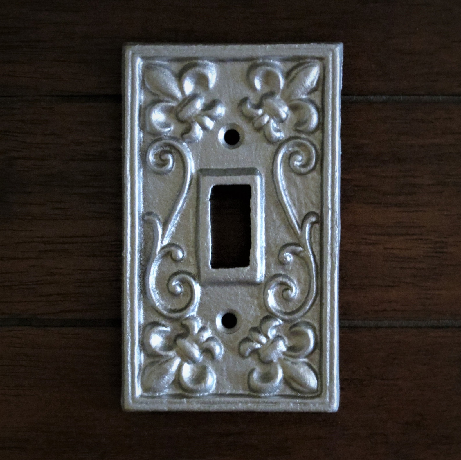 Silver Light Switch Cover / or Pick Your Color / Light Plate Etsy