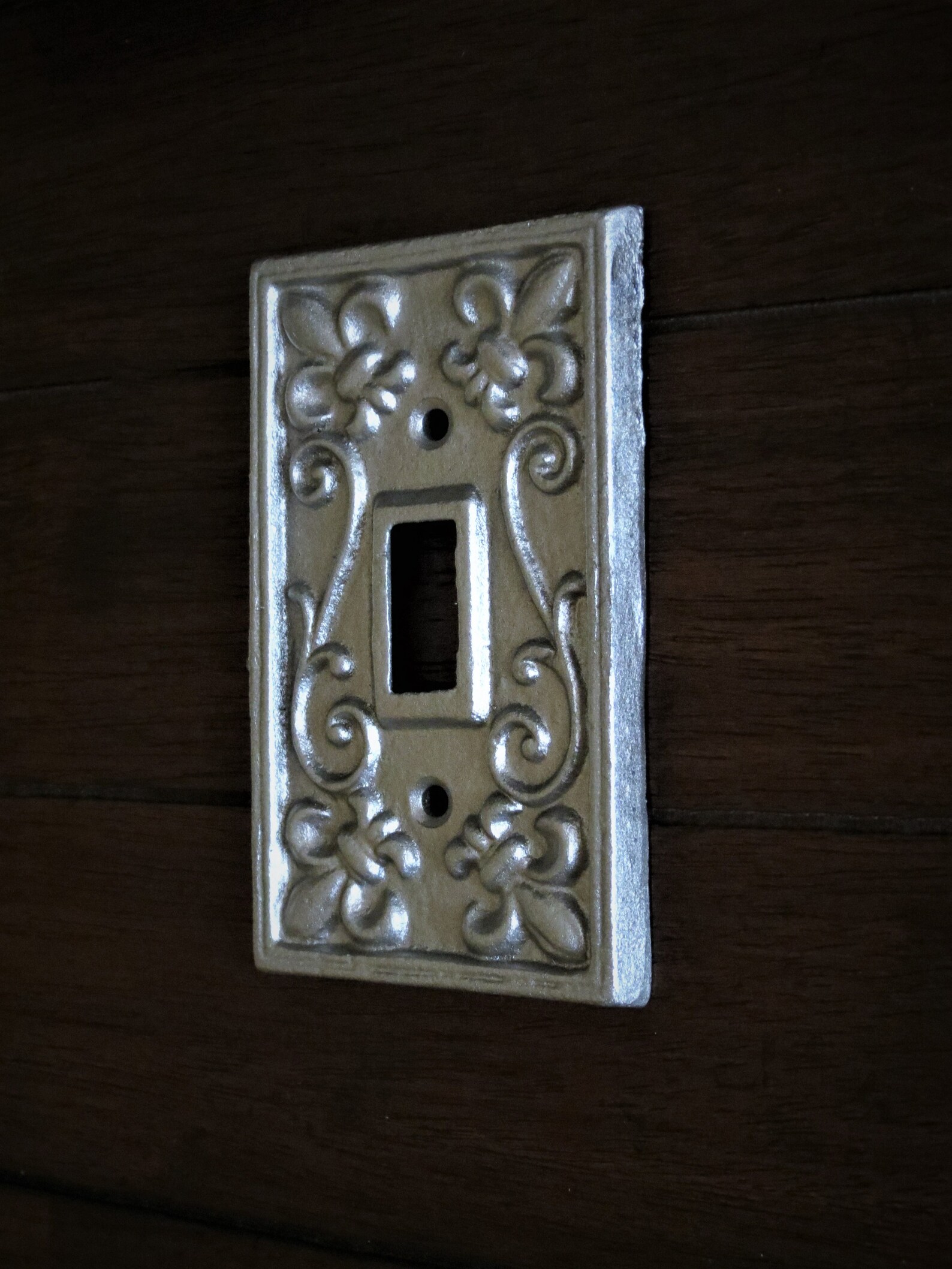 Silver Light Switch Cover / or Pick Your Color / Light Plate Etsy