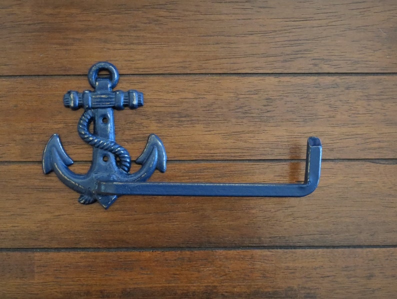 Toilet Paper Holder / Navy Blue or Pick Color / Roll Holder / Etsy