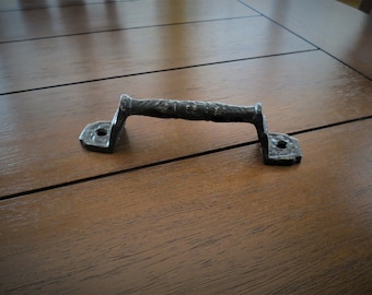 Maçaneta clássica/gaveta de cômoda, puxador de porta de armário/bronze polido com óleo ou cor escolhida/casa de campo vintage chique/ferragens de ferro fundido