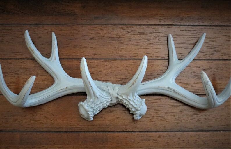 Faux Antlers Deer Antler Wall Decor Light Grey Or Pick Color Large Rack Taxidermy Hanging