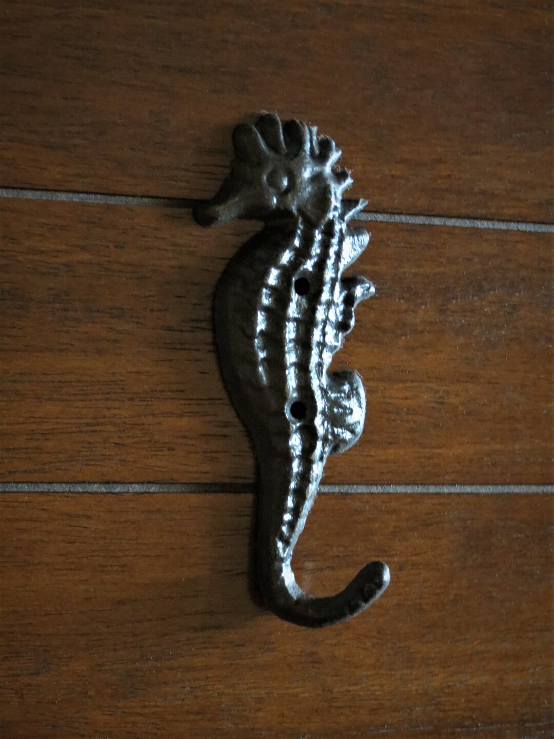 Seahorse Wall Hook / Oil Rubbed Bronze or Pick Color / Coastal Etsy
