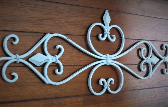 Large Fleur De Lis Metal Wall Hanging Scrolled Iron Uk - Oversized Wrought Iron Wall Decor Large Fleur De Lis Metal Wall Hanging Scrolled Iron Uk - Oversized Wrought Iron Wall Decor