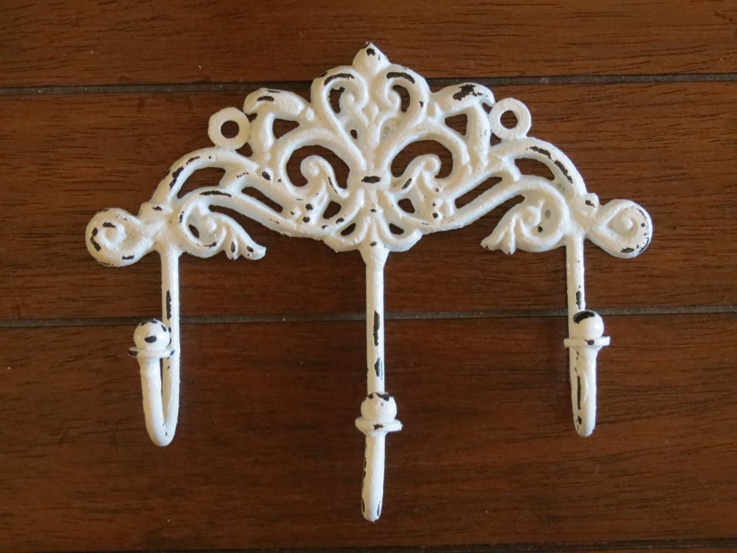 Shabby Chic Wall Hook / Cottage Chic Hook/Key Hanger/Key Hook Etsy