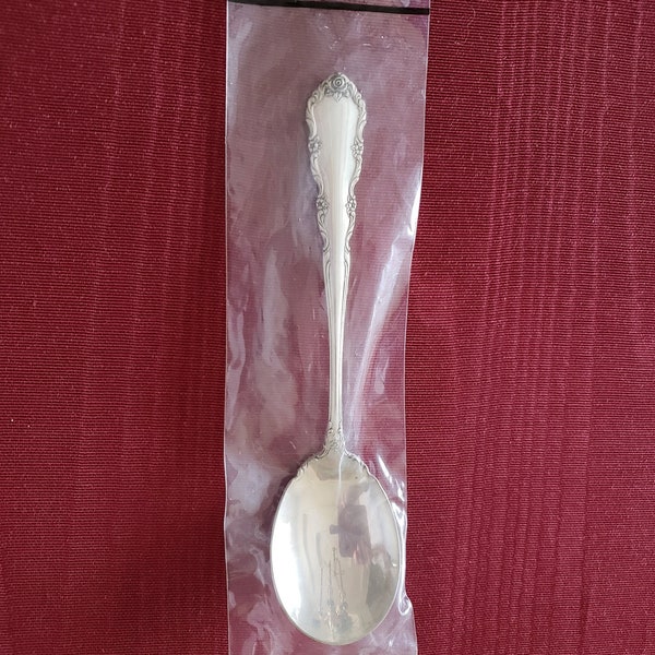 Wallace Sterling Silver*Shenandoah Pattern*Sugar Spoon*New Factory Sealed*Vtg 1970s*Serving Piece*Sugar*