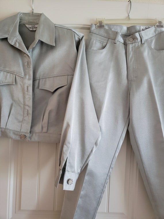 Ladies Pant Suit*Pant Set*2 Pieces*Vintage 90s*Sof