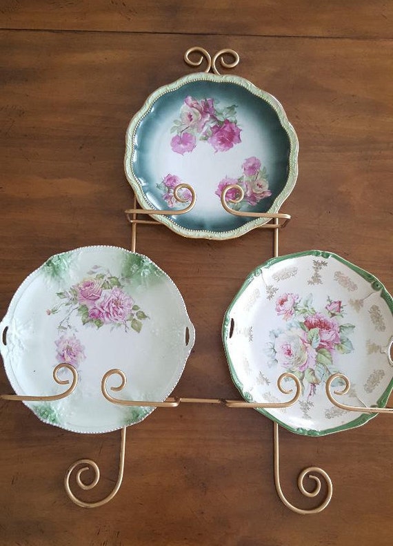 Plate Rack Vertical And Horizontaltwo Level Tri Pc Display Etsy