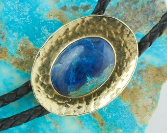 Blue Stone Bolo Tie for Men or Women