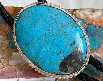 Kingman Turquoise Bolo Tie For Men and Women