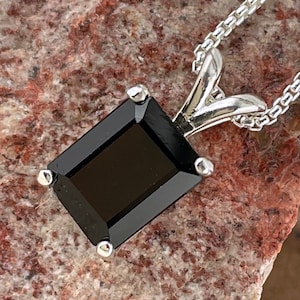 Elegant Red Garnet Sterling Silver Pendant Necklace - January Birthstone Jewelry for Weddings