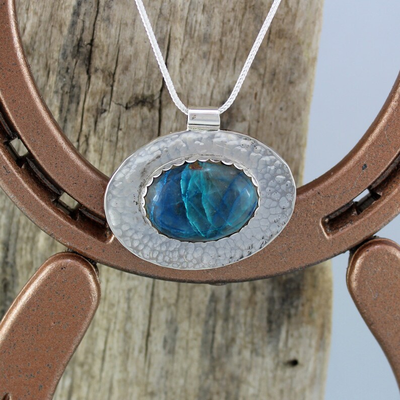 Handmade Pendant Statement Necklace Wedding Necklace Shattuckite Necklace Silver Necklace Shattuckite Pendant Statement Pendant