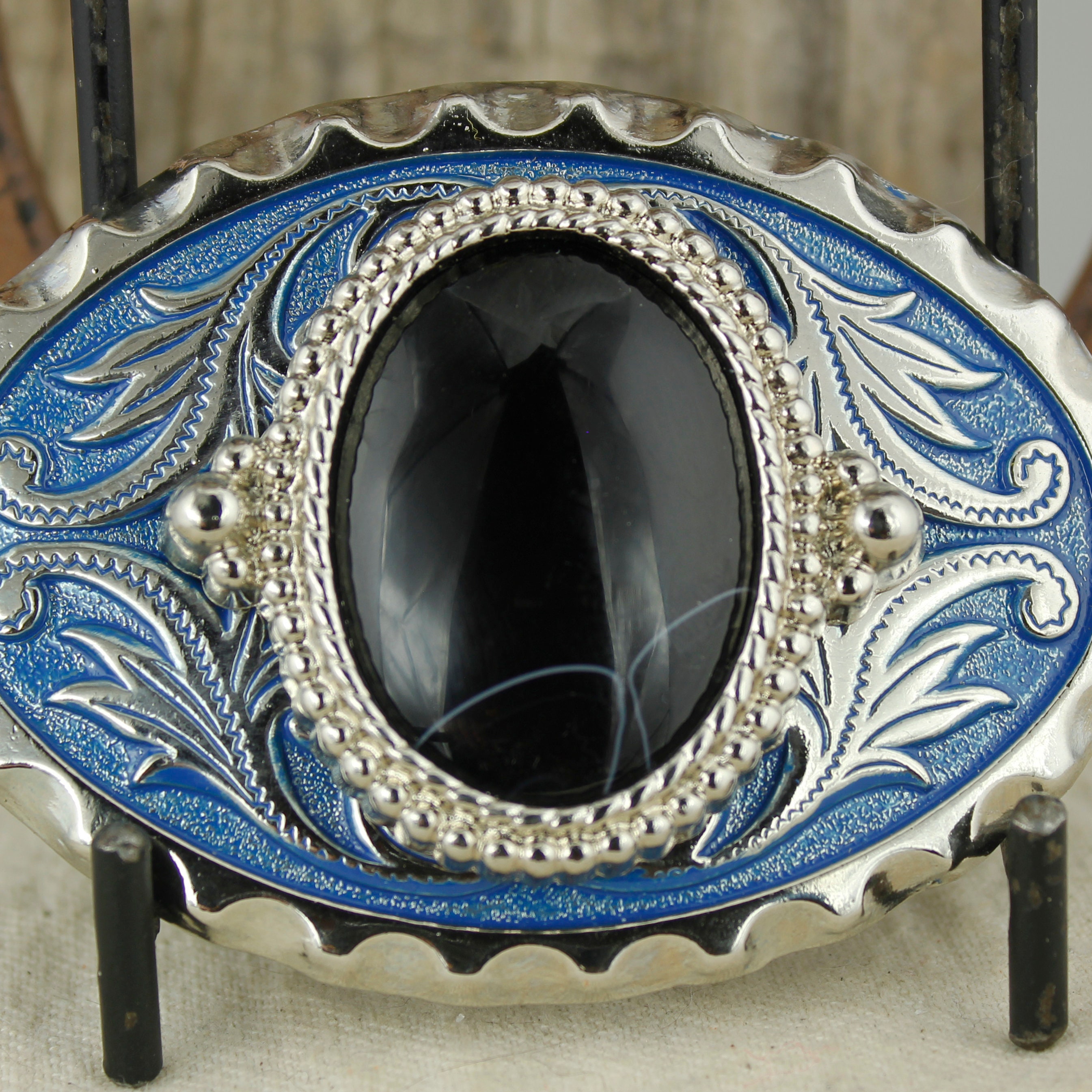 Belt - Onyx Buckle Stretch Belt