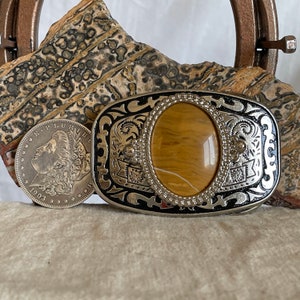 Natural Picture Jasper Belt Buckle Western Style Belt Buckle Cowboy Belt Buckle Boho Belt Buckle image 3