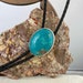 Kingman Turquoise Bolo Tie - Western Bolo Tie - Sterling Silver Bolo Tie - Cowboy Bolo Tie 