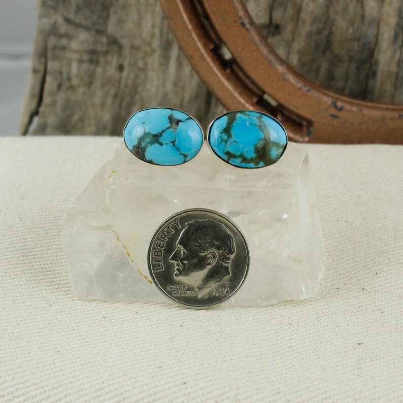 KM Sterling and Turquoise Earrings main image 1