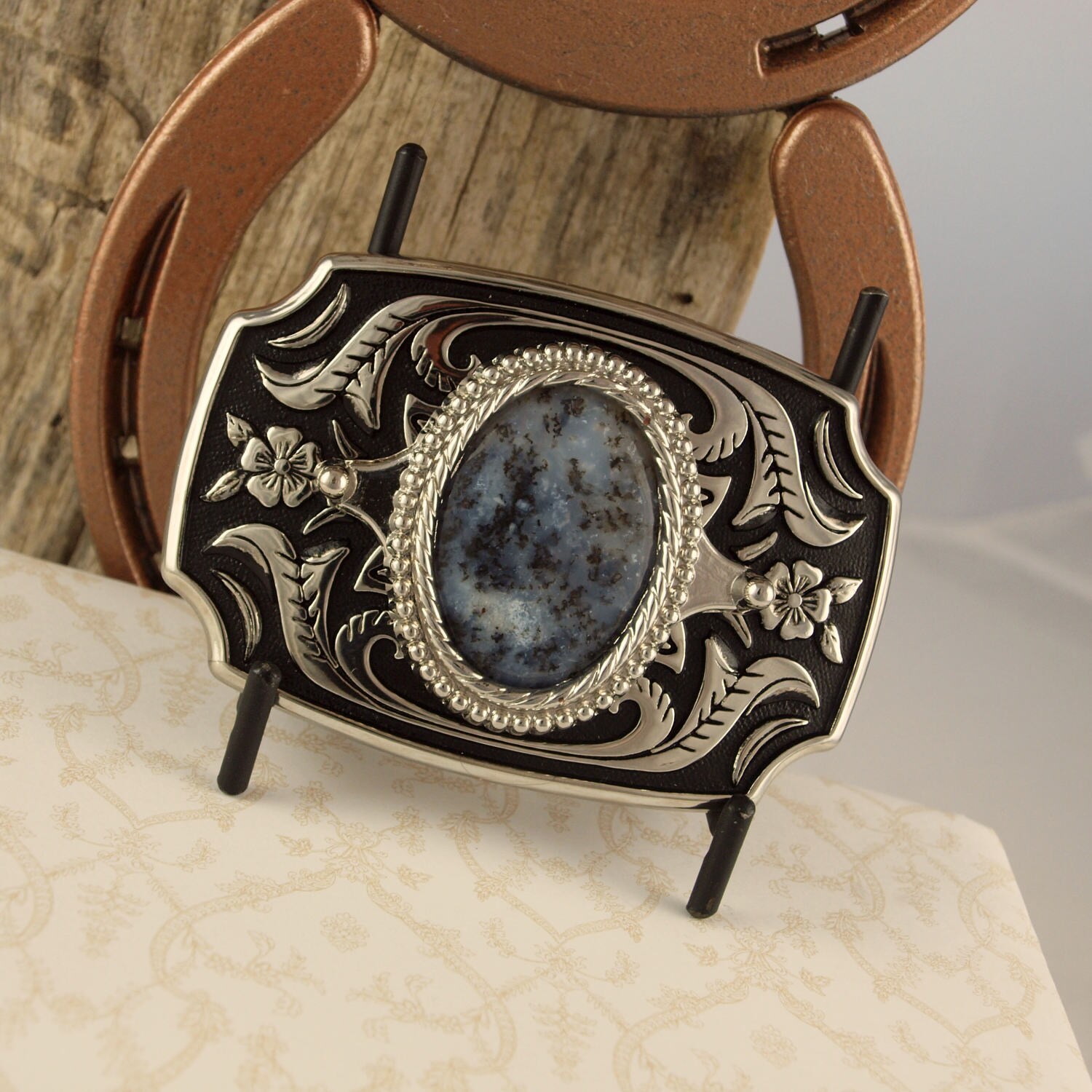 agate belt buckle
