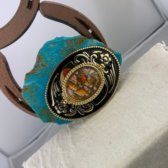Spiny Oyster Belt Buckle Western Style 