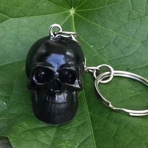 Resin Skull Keychain Halloween Decor