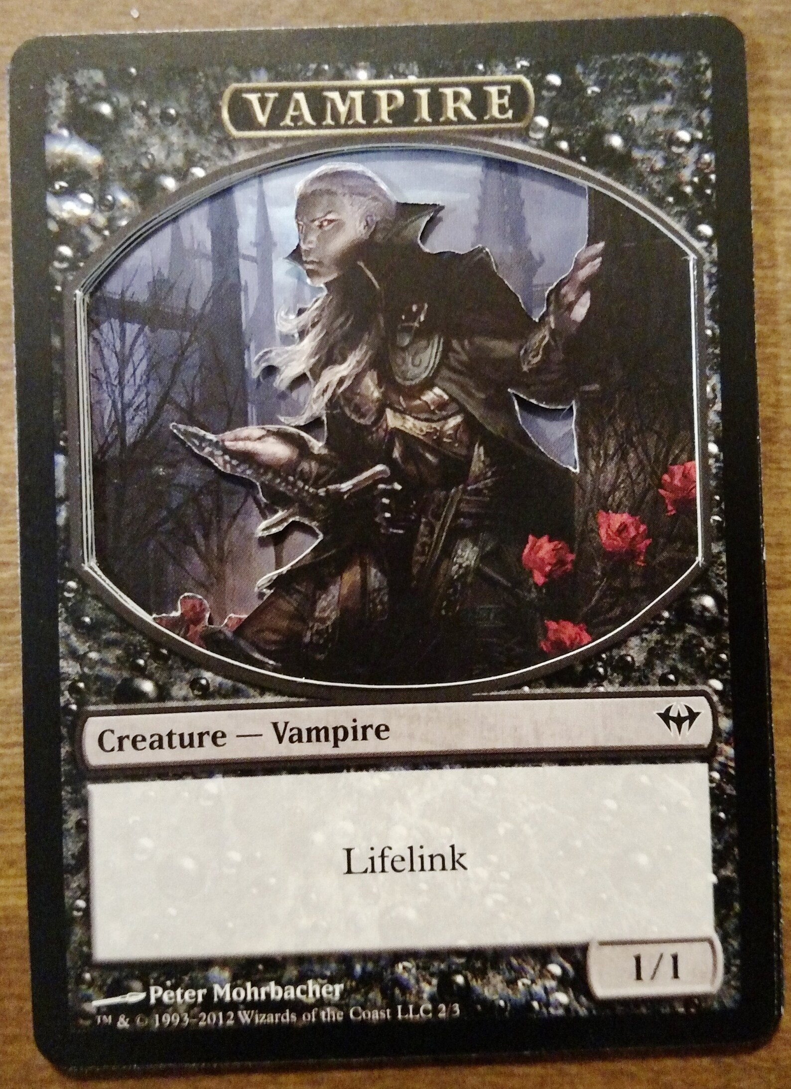 3D Magic the Gathering Vampire Token | Etsy