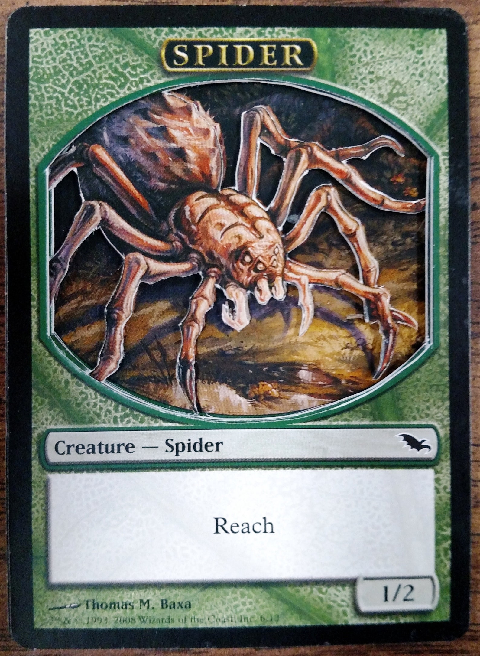 3D Magic the Gathering Spider Token Etsy