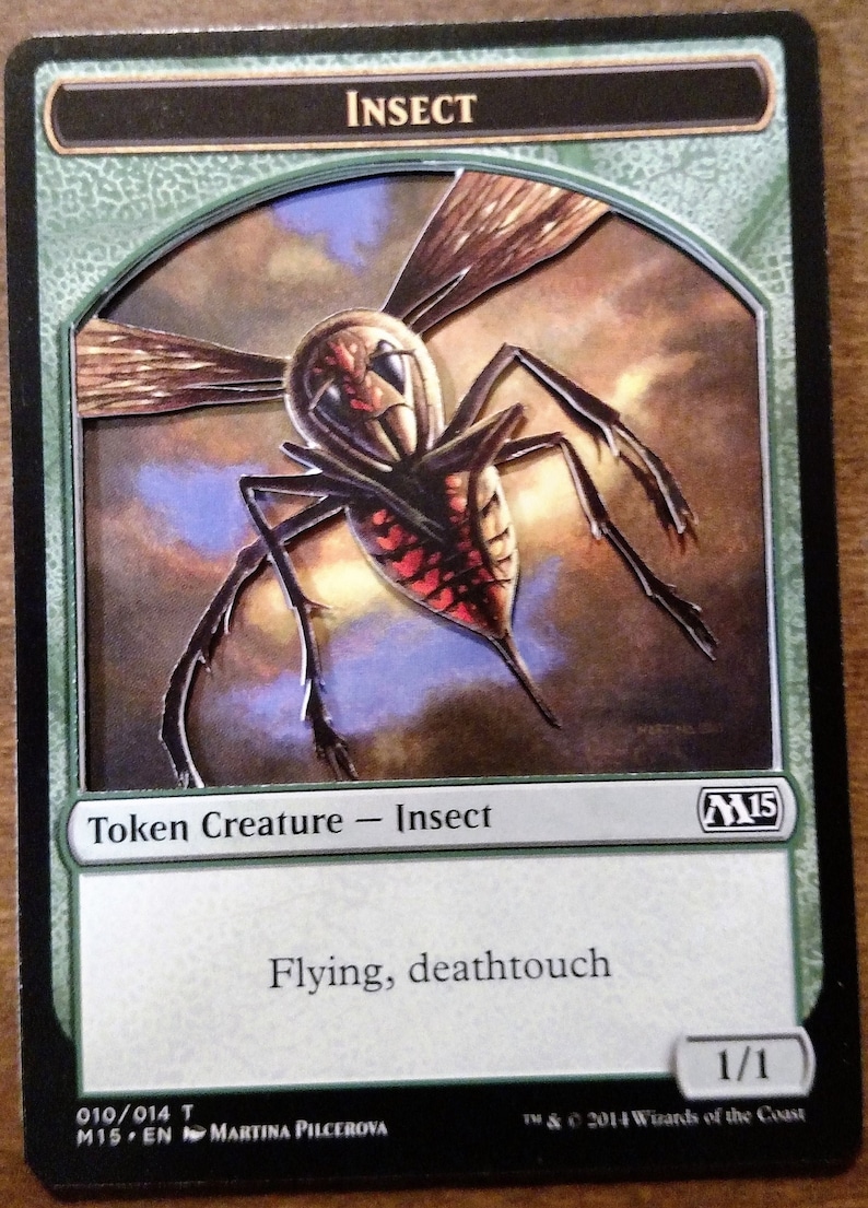 3D Magic The Gathering Insect Token Etsy