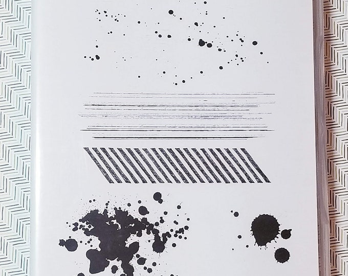 Stampin' Up Grunge Stamp Set Retired Etsy