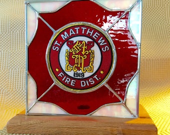 Stained Glass Service Patch Fire Fighter Or Any Patch