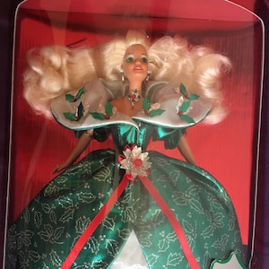 1995 Happy Holidays Special Edition Barbiepop van Mattel (NIB, NRFB)