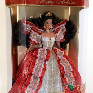 1997 Happy Holidays Barbie - Special Edition Gold Wallpaper Barbie von Mattel (NIB, NRFB)