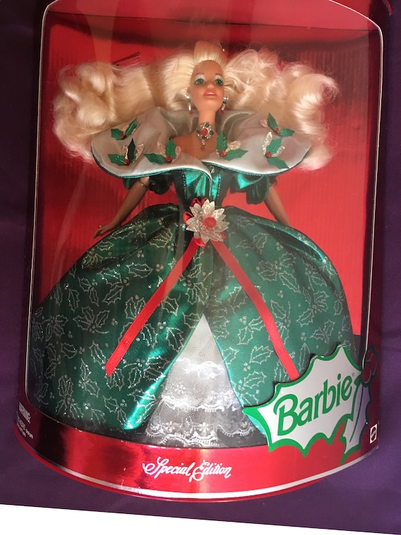 14123 Barbie 1995 Happy Holidays Barbie 14" Doll for sale online