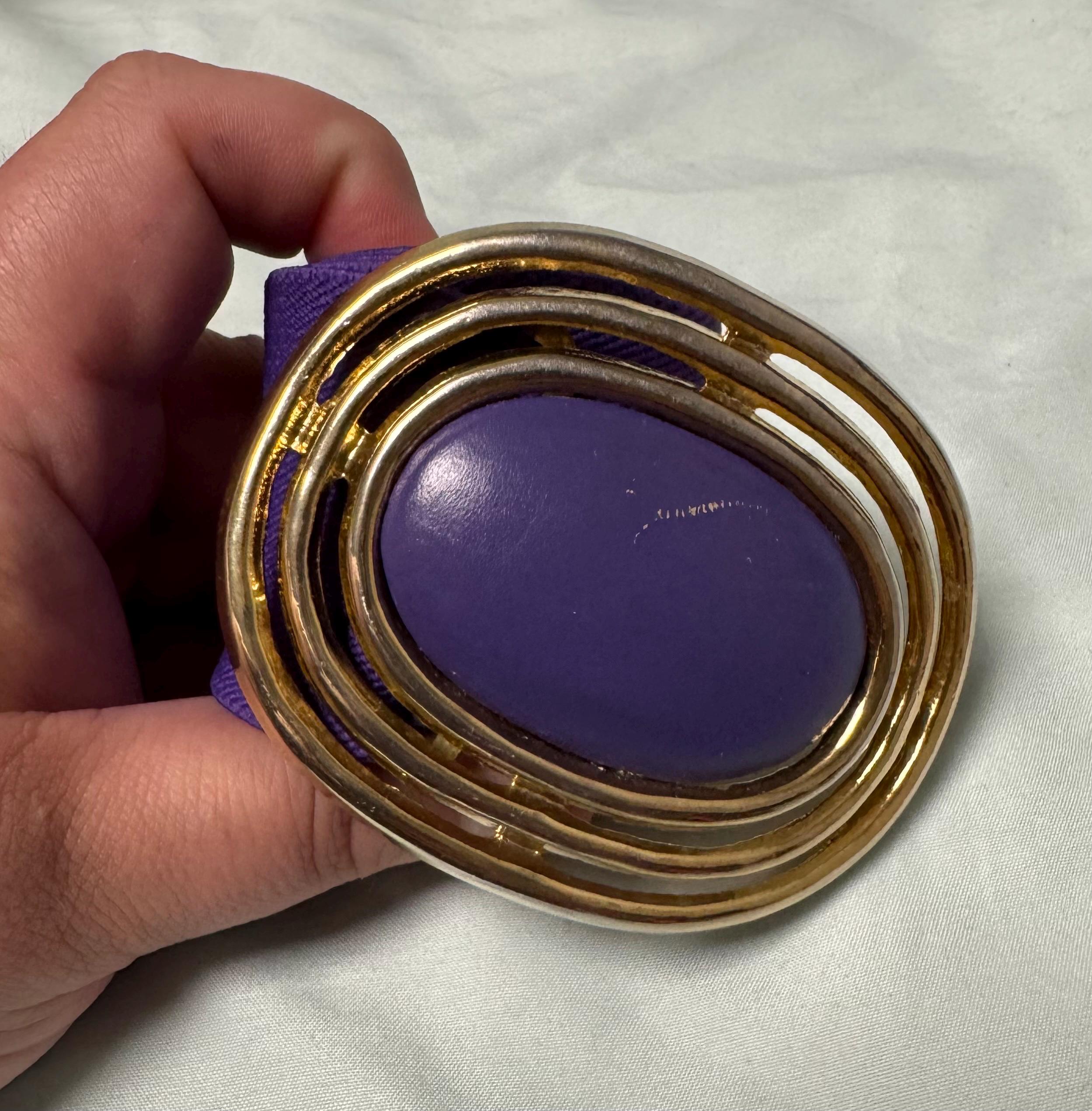 Vintage 80’s Stretchy Belts Set of 4 Pink Blue Black Gold Purple Four Colorful 80 main image 2